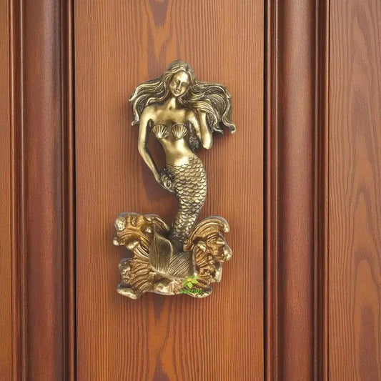 How an Antique Brass Mermaid Fish Door Knocker Brings Serenity and Luxury to Your Space