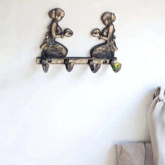 Elevate Your Space with a Premium Brass Key Holder Sculpture
