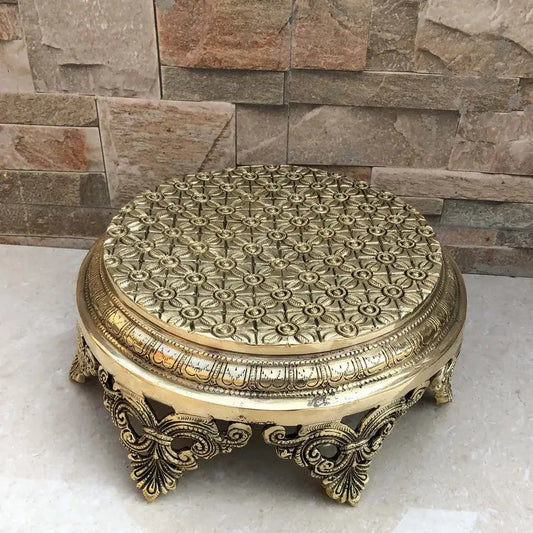 Why Brass Chowki Figurines Are the Perfect Blend of Spirituality and Elegant Living