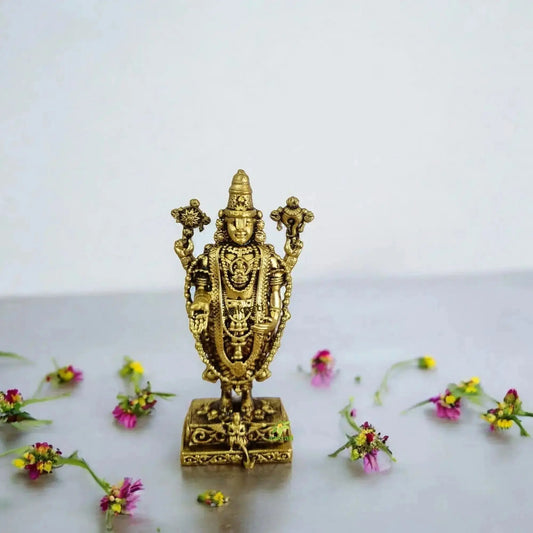 How a Brass Tirupati Balaji Idol Brings Serenity, Prosperity, and Luxury to Your Home