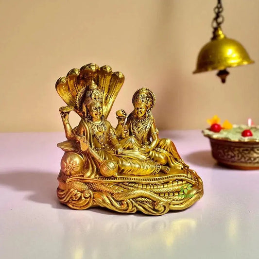 How a Brass Vishnu Lakshmi Idol Brings Serenity, Prosperity, and Luxury to Your Space