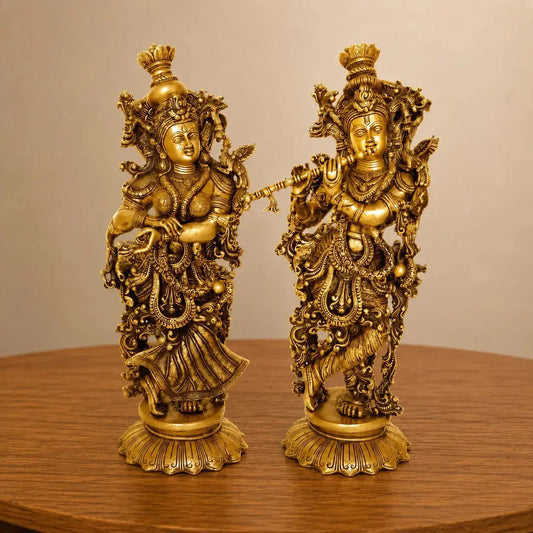 Why Spiritual Luxury Lovers Prefer Brass Radha Krishna Figurines for Home Styling Ashopi