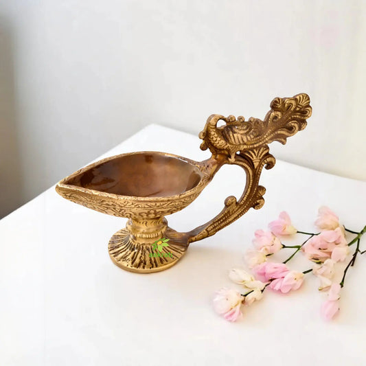 Aakrati metal made diya Aakrati