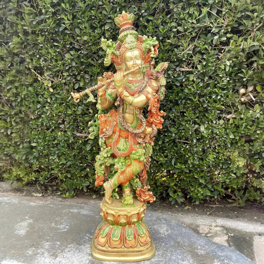 Krishna Statue Hare Krishna Statue God of Lover Anniversary Gift Temple Home Pooja Decor Gift Aakrati