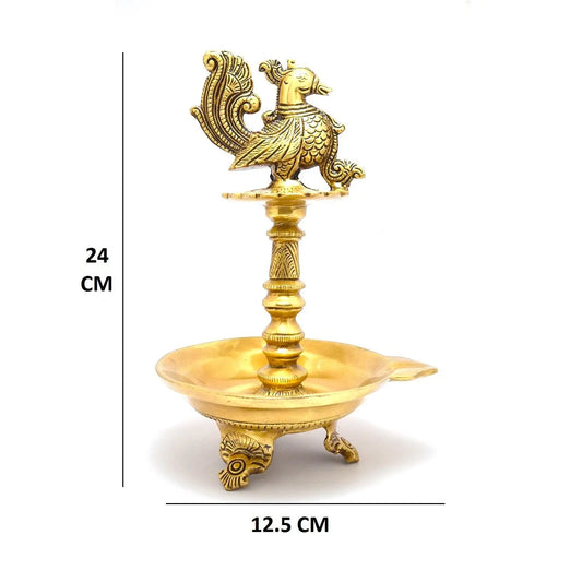 Bird Oil diya stand small size Aakrati