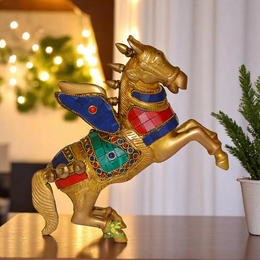 Flying Unicorn Horse Figure - Unique for gift - Metal Brass Handicrafts Aakrati
