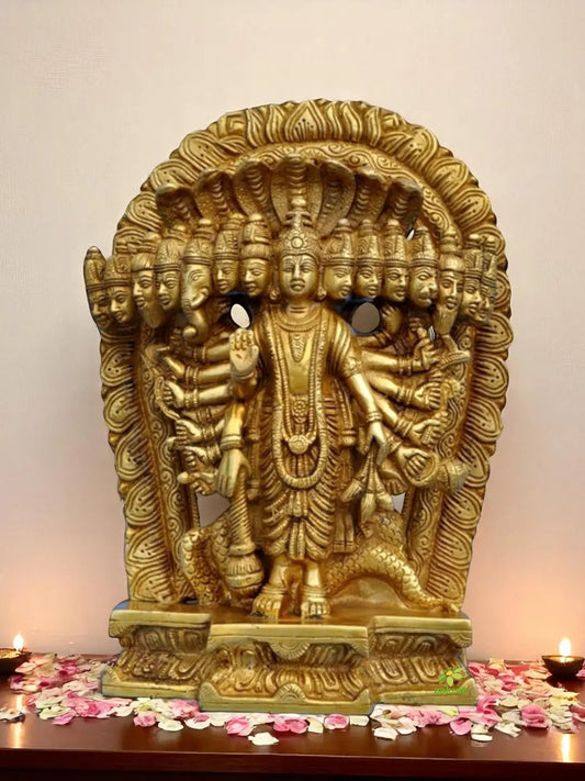 Lord Vishvaroop Brass Statue ashopi2025