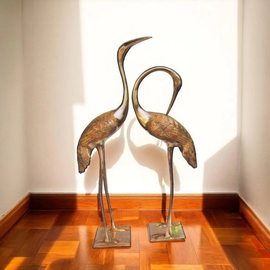 Brass Made Wader (Bagula) Set Aakrati