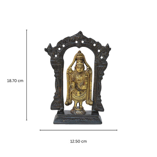 Lord Tirupati Balaji Statue of Brass - A Divine Home Decor Sculpture - Hindu Religious Figure
