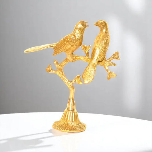 Bird Pair Sitting on a Tree Aakrati