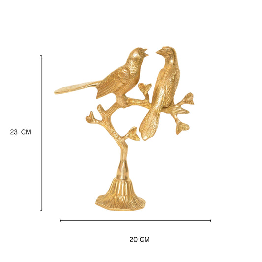 Bird Pair Sitting on a Tree