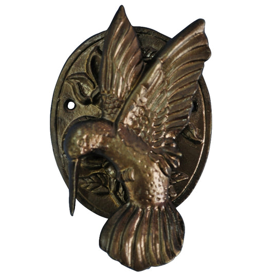 Handcrafted Brass Door Knocker | Perfect for Indian Homes | Antique Brass Bird Shape Door Knocker ( Brown, 6 inch)