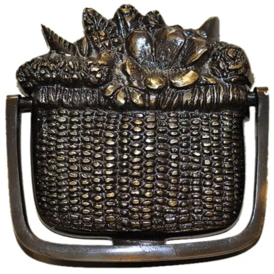 Basket Shape Door Knocker of Brass Aakrati