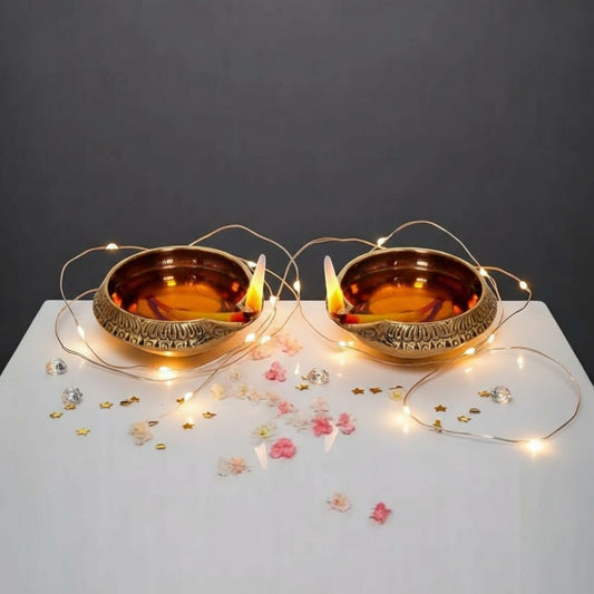 Kuber Diya - Diwali Oil Diya Festival Gift Item Set of 2