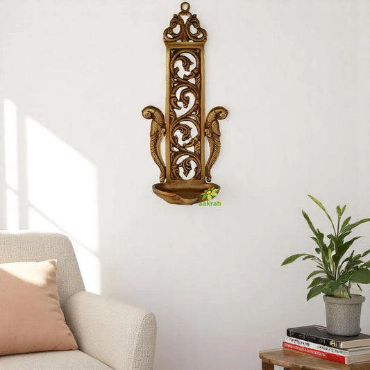 Wall Decor Candle Stand/Oil lamp by Aakrati Aakrati