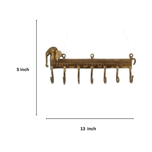 Elegant Brass Wall Hook | A Touch of Luxury for Your Home's Walls | Exquisite Brass Wall Hook ( Yellow, 13 inch)