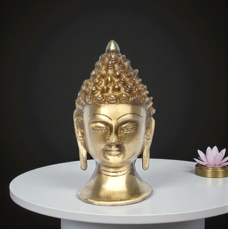 Decorative Brass Buddha Head | Home Decor | Brass Buddha Idol Aakrati