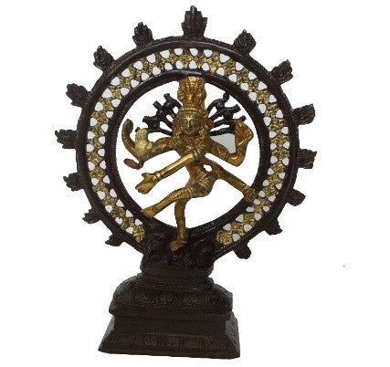 Premium Brass Nataraja Statue | Hindu God Shiva Dancing Idol for Puja Room & Festive Gifting