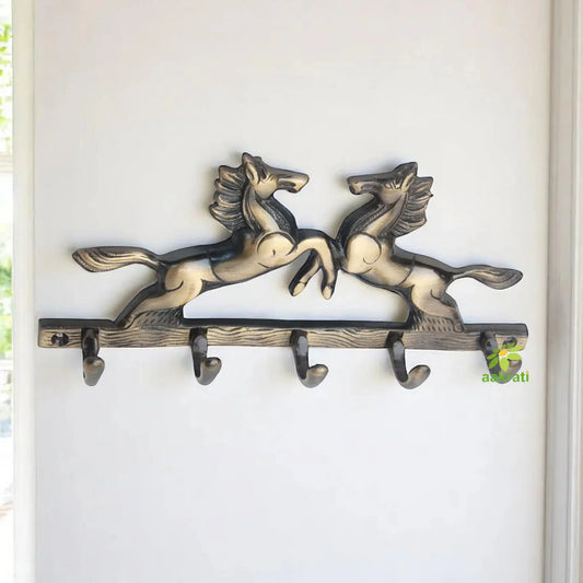 Two Horse Designer Hoook Aakrati