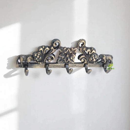 Wall Decor Floral Design Hook and Hanger Aakrati