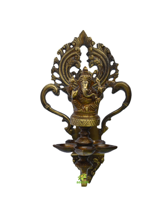 Lord Ganesha Wall Deepak For Decor