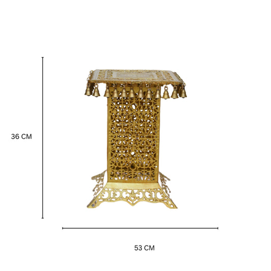 Brass Table - Golden Color - Antique Home Decor - Showpiece - 22 inch