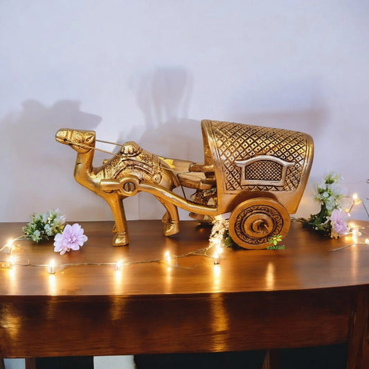 Unique Camel Cart made of Brass Aakrati