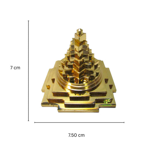 Golden Brass Pyramid