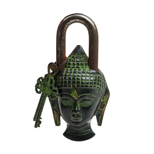 Buddha Figure decorative Functional Door Pad lock Aakrati