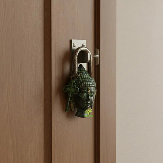 Buddha Figure decorative Functional Door Pad lock Aakrati