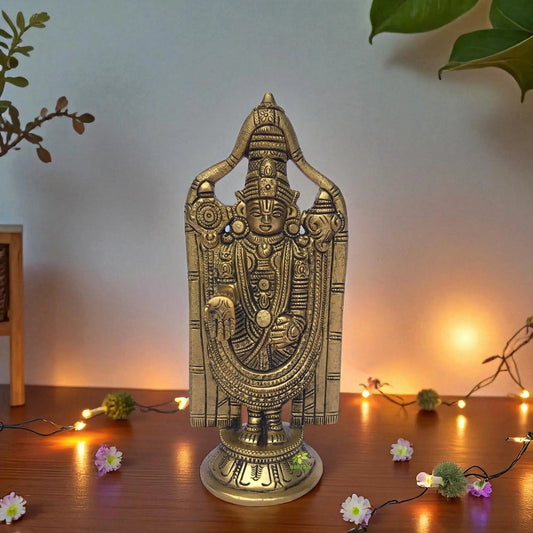 Lord Bala Ji Brass Religious Showpiece with Fine carving Aakrati