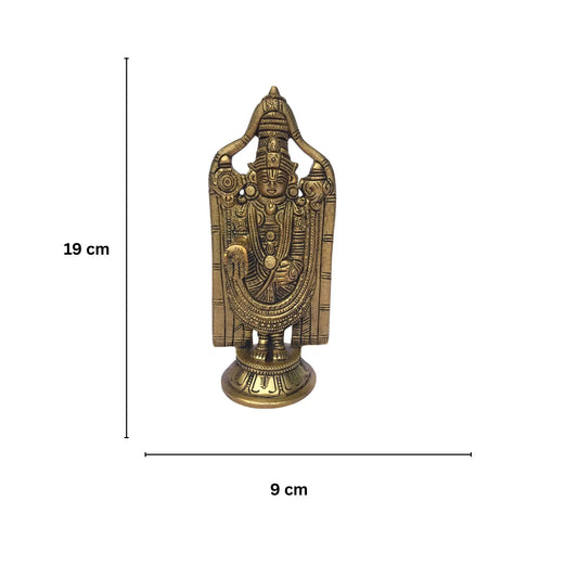 Lord Bala Ji Brass Religious Showpiece with Fine carving Aakrati