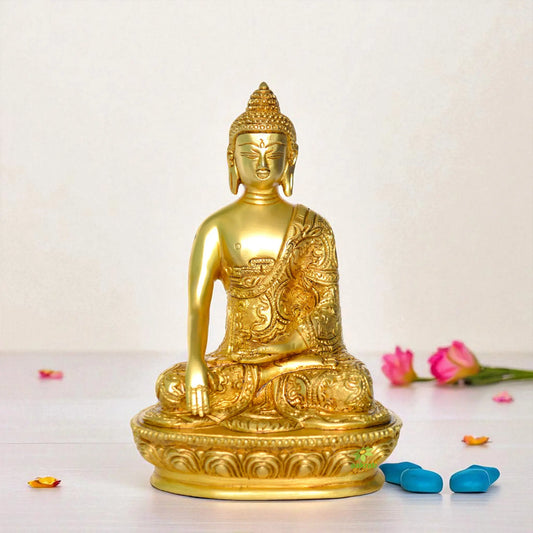 Buddha Statue Decorative Showpiece Religious Figure Aakrati