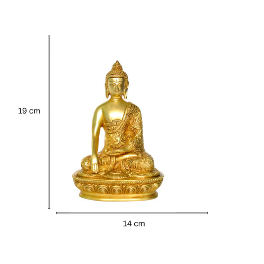 Buddha Statue Decorative Showpiece Religious Figure Aakrati