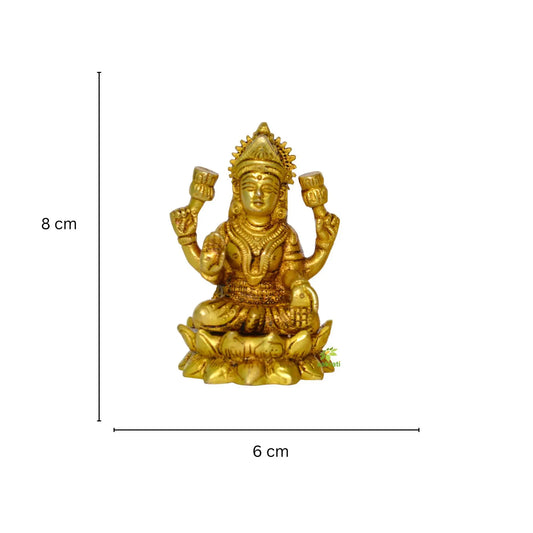 Laxmi ji Brass Statue Figure for Home Temple Aakrati