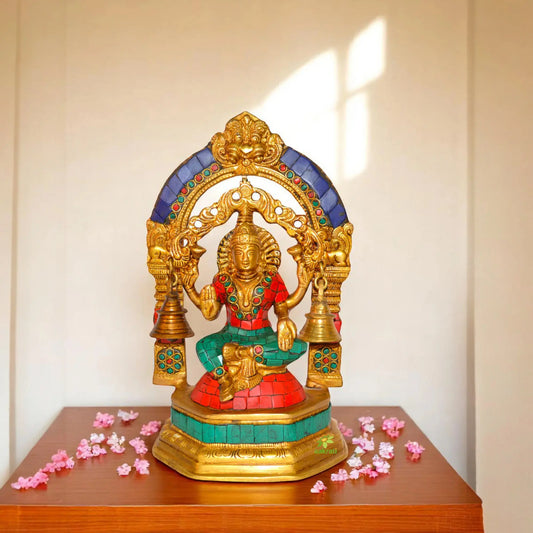 Lakshmi Ji Metal handmade figure for gift and decoration Aakrati