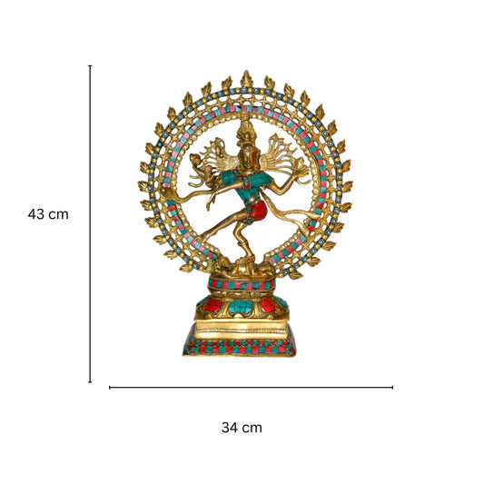Dancing God Shiva Natraj Statue Idol Murti Home Decor Gift Aakrati