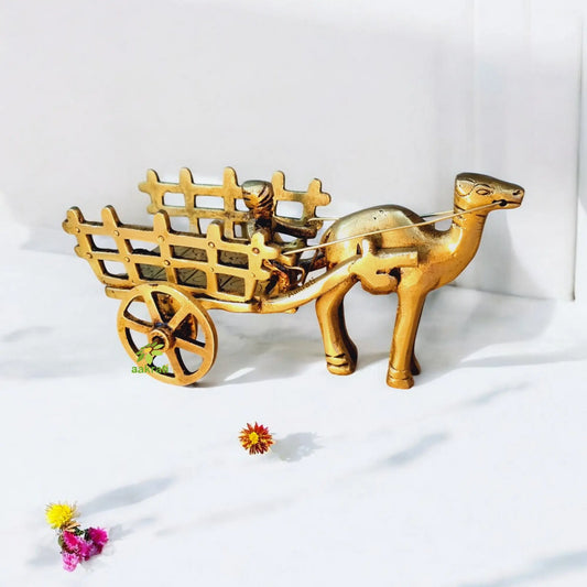 Camel Cart of Brass Aakrati