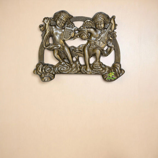 Little Cupids Plate Made Of Aluminium For Wall Decoration Wall Hanging And Home Decoration Aakrati