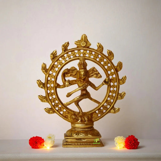 Natraj (Shiva) Statue of Brass Lord Shiva Dancing Statue Religious corporate gift Aakrati