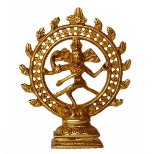 Natraj (Shiva) Statue of Brass Lord Shiva Dancing Statue Religious corporate gift Aakrati