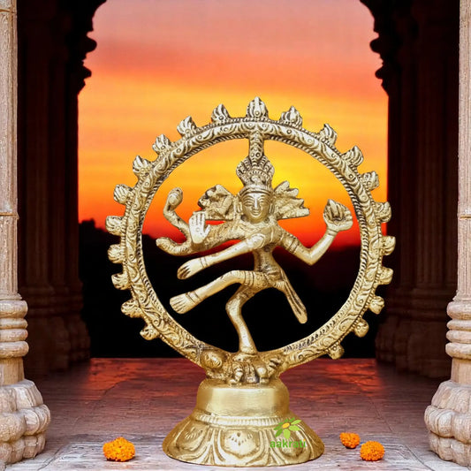 Dancing Shiva ( Natraj ) Statue of Brass Statue metal handicraft gift Aakrati