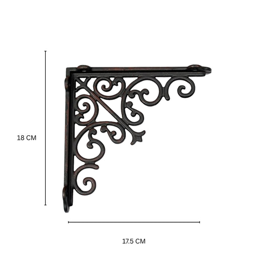 Aakrati Majestic Handcrafted Wall Bracket for Shelves