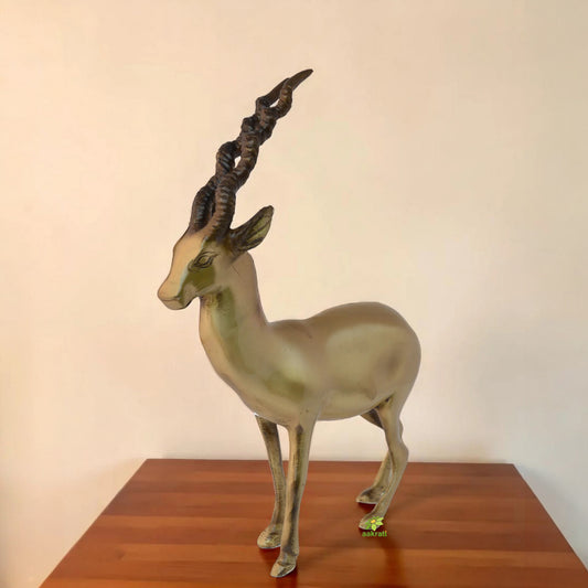 Metal Reindeer Statue for Home Decoration - Unique Sculpture and Decor