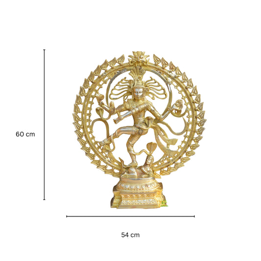 Handmade dancing Shiva Natraj statue Indoor outdoor Nataraj Deity idol Yoga & Dancing class Nataraja Murti decor