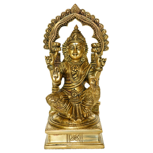 Laxmi brass made hand carved antique statue Aakrati