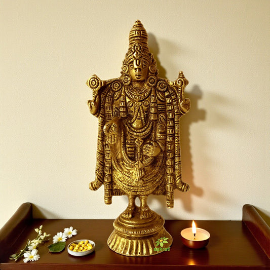 Lord Bala ji Brass metal hand carved decorative Statue Aakrati