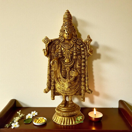 Lord Bala ji Brass metal hand carved decorative Statue Aakrati