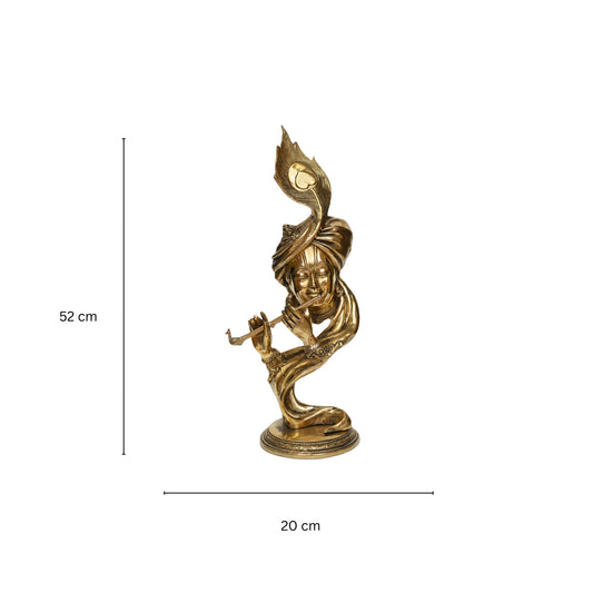 Modern Krishna statue 52 cm Bhagwan krishna idol home decor Garden decor Murti figure