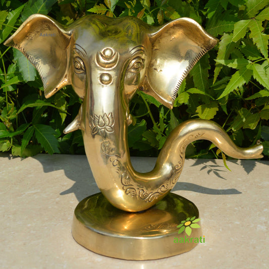 Modern Ganesha Statue table decor, table showpiece, Elephant God Statue, Hindu God of good luck, Wealth, Success & New Beginning Aakrati